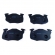 Pastilha Freio Diant. Jurid HQJ2074 Peugeot 106 - Cód.5385