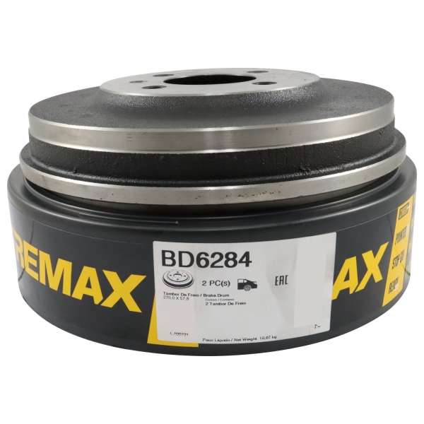 Kit Tambor de Freio BD6284 Tras. VW Saveiro G5 - Cód.7623
