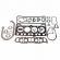 Jg Juntas Sup. Elring 578.935 Ford Escort CHT - Cód.12207