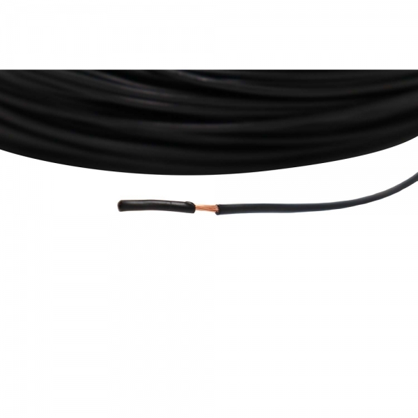 100m Cabo Flex. Automotivo 1.00mm Preto e Branco - Cód.13333