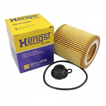 Filtro de Óleo Hengst E61H D258 BMW 125i, 320i - Cód.9730