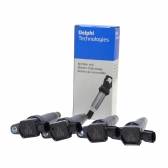 Jogo 4 Bobinas Ignição Delphi GN10568 Sportage - Cód.10827