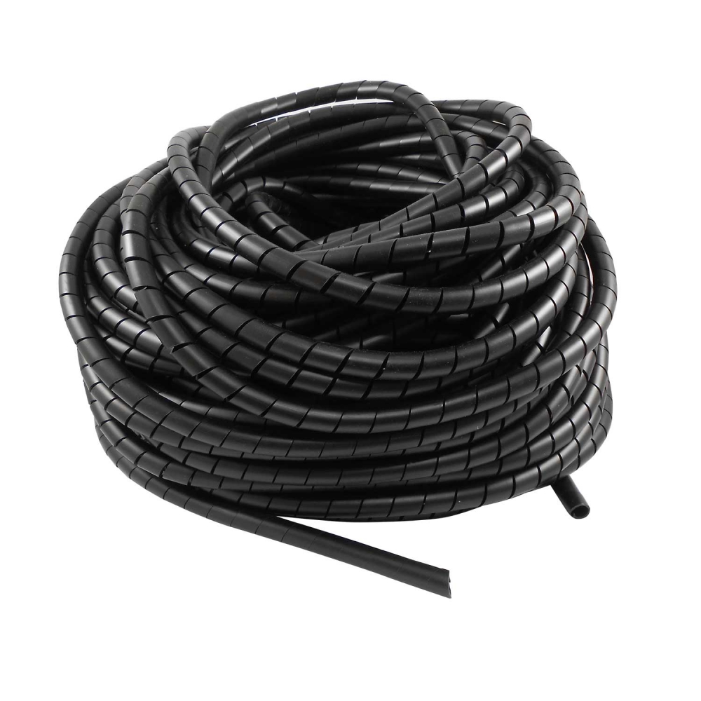 Organizador Espiral Hellermann Tyton Preto 5/8 - Cód.7385