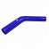 Curva de Silicone MSA 45º Azul  2