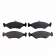 Pastilha Diant. Jurid HQJ2057 Ford Fiesta, Ka - Cód.2570