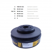 Kit Disco de Freio BD0097 Diant. BMW 330i, X5 - Cód.6232