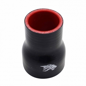 Mangote Silicone Preto Redução 2 3/4" x 2 x 100mm - Cód.9490