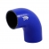 Curva de Silicone Azul MSA de 90º x 2 1/2\\\