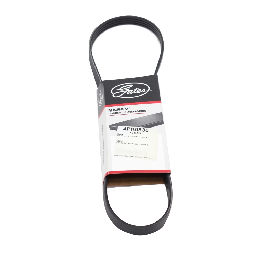 Correia Micro-V Gates 4PK0830 Honda Civic 1.6 16V- Cód.10502