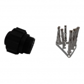 Conector Circular Fêmea ETE7566/09 CPC 9 Vias - Cód.6927