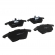 Pastilha de Freio Diant. Jurid HQJ2259 Citroen C4 - Cód.3257