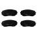 Pastilha de Freio Diant. Jurid HQJ2254 Ford Edge - Cód.3860