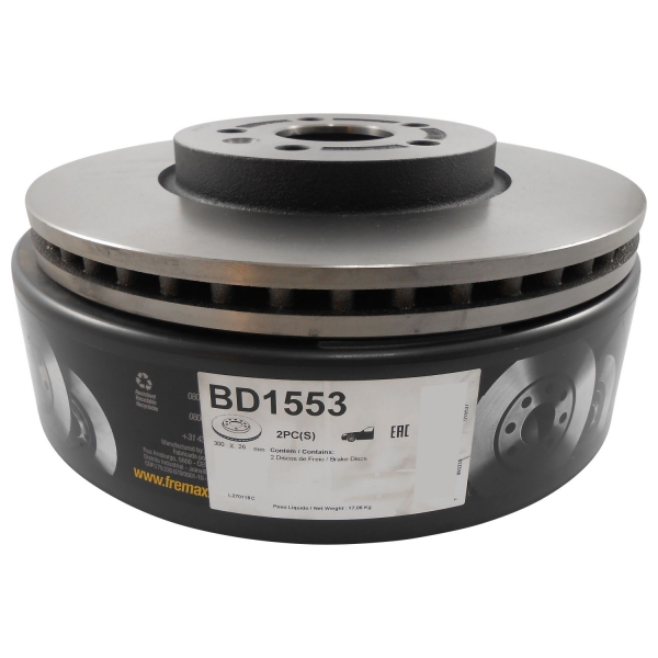 Kit Disco de Freio BD1553 Diant. GM Tracker 1.8 - Cód.3835