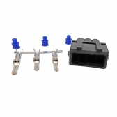 Conector 3 Vias ETE8985 Bobina Ignição VW Golf - Cód.6653