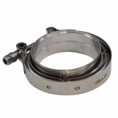 Kit Abraçadeira V-Band com Flanges Inox 4\\\