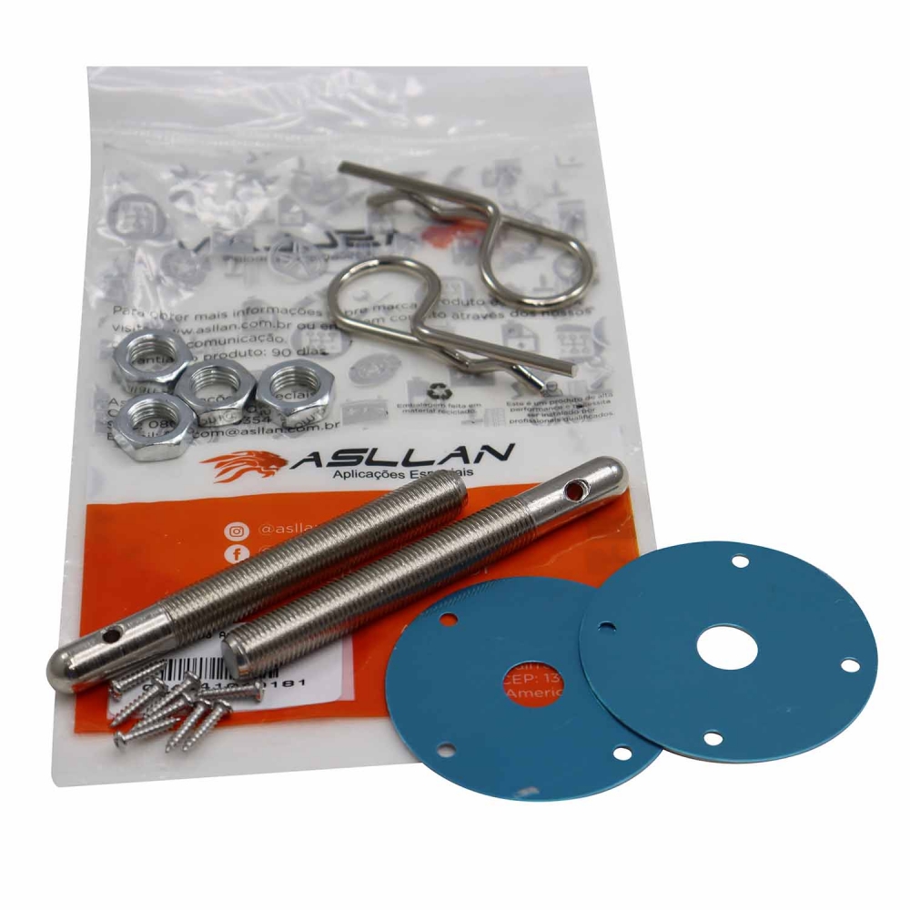 Trava de Capô Racing Asllan - Cód.1062
