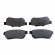 Pastilha Traseiro Jurid HQJ2281A Honda City, Fit - Cód.1881