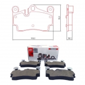 Pastilha de Freio Tras. Ferodo HQF4000 Audi Q7 - Cód.4297