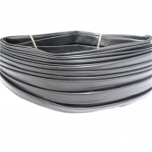 Espaguete Liso Leiplast 13mm / 50m Preto - Cód.1204