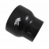 Mangote Silicone Preto Redução 4