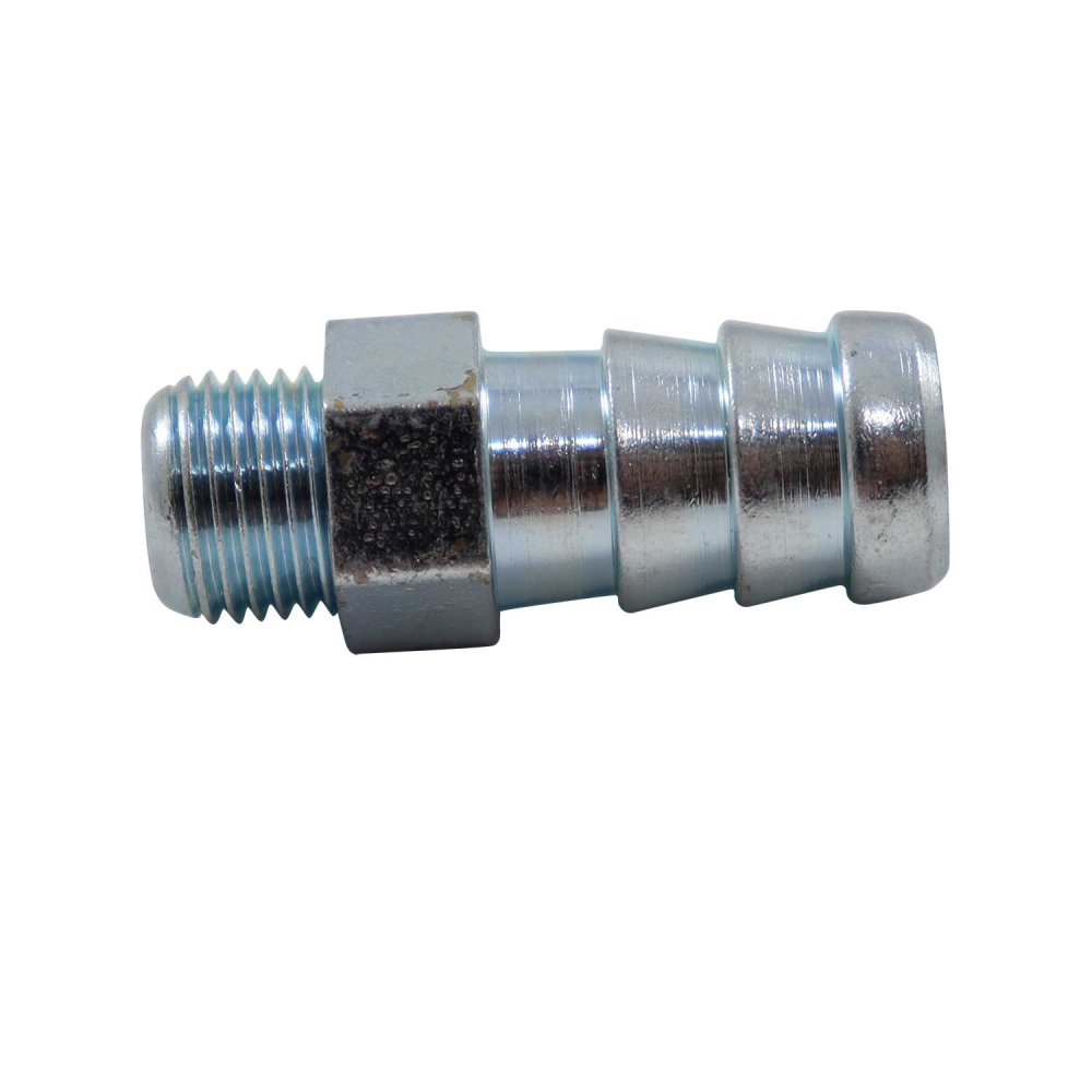 Niple Espigão Fixo Macho Prata 1/8NPT x 3/8\\\