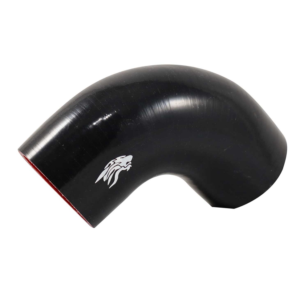 Curva de Silicone Preto de 90º x 2 1/2\\\