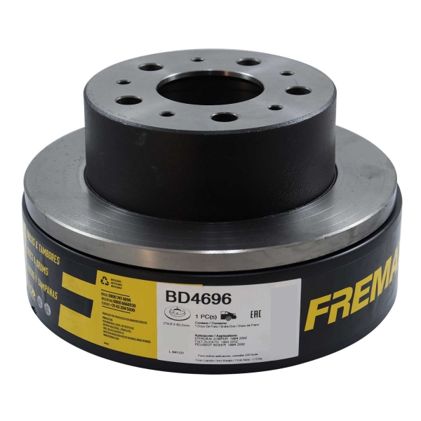 Kit Disco de Freio BD4696 Tras. Ducato, Boxer - Cód.7924