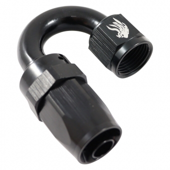 Conexão 8AN / AN8 Curva 180° Aeroquip All Black - Cód.7160