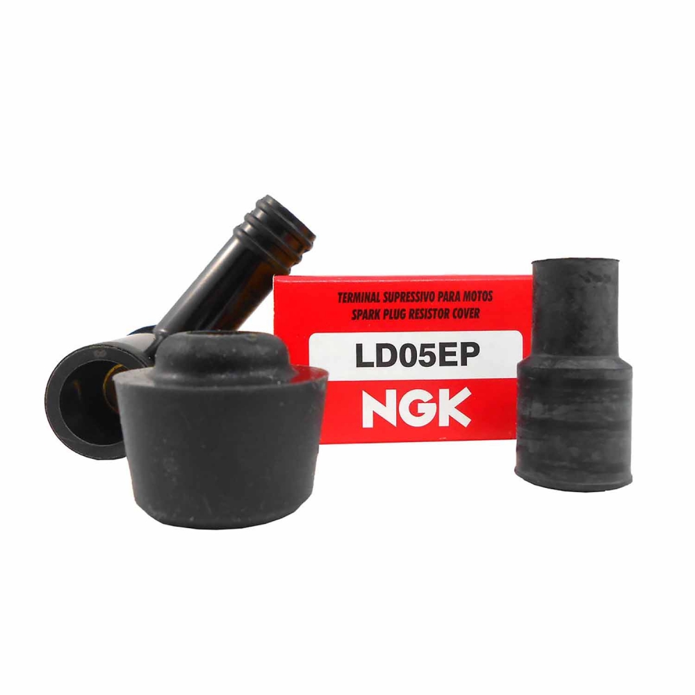 Cachimbo de Vela NGK LD05EP Yamaha DT200, RD135Z - Cód.3361