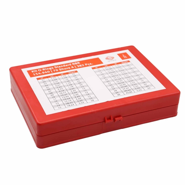 Kit de Anéis Oring NBR Elring 154.940 Polegadas - Cód.11762