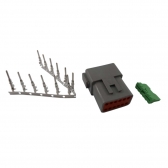 Conector Elétrico Macho 12 Vias Deutsch DT04-12PA - Cód.6933