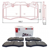 Pastilha de Freio Diant. Ferodo HQF4134 Range Rover Cód.4476
