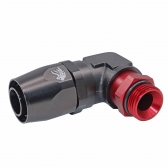 Conexão Curta 90° Macho 12AN x Mangueira 16AN R&B - Cód.9423