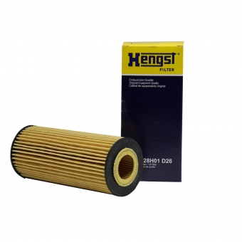 Filtro de Óleo Hengst E28H01 D26 BMW X5, X6 3.0- Cód.10031