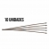 Kit 10 Abraçadeiras Zip Tie Inox 400mm - Cód.6885