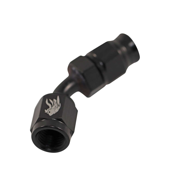 Conexão 3AN/AN3 Curva 45° Mangueira PTFE All Black -Cód.8337