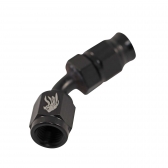 Conexão 3AN/AN3 Curva 45° Mangueira PTFE All Black -Cód.8337