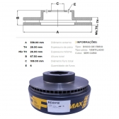 Kit Disco de Freio BD2918 Diant. Toyota Hilux - Cód.5063