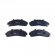 Pastilha Freio Diant. Jurid HQJ2058A Ford Ranger - Cód.4307