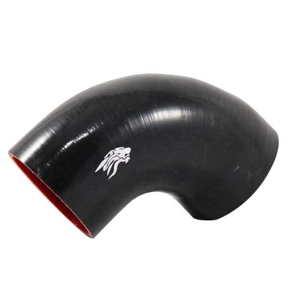 Curva de Silicone Preto 90º de 3\\\