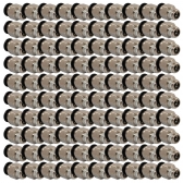 Kit 100 Conexão Pneumática Engate Rápido 1/8NPTx6mm-Cód.8331