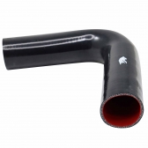 Curva 90º Pressurização Silicone Preto 2 1/2x2 3/4-Cód.2022