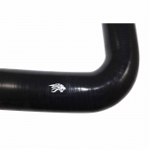 Curva de Silicone MSA Preto de 90º x 2 1/2