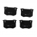 Pastilha Diant. Jurid HQJ2075 Peugeot T4B, T5B - Cód.4676