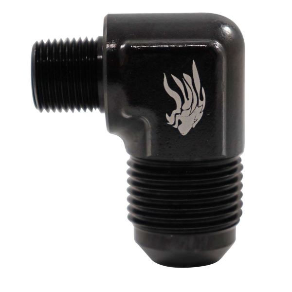 Niple Cotovelo Alumínio 3/8NPT x 12AN - Cód.7802