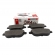 Pastilha Diant. Ferodo HQF2206 Citroen C4 Pallas - Cód.313