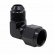 Conexão Curta 90° Femea 8AN x 8AN Macho All Black - Cód.9452