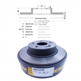 Kit Disco de Freio BD1258 Tras. Honda Accord, HRV - Cód.3593