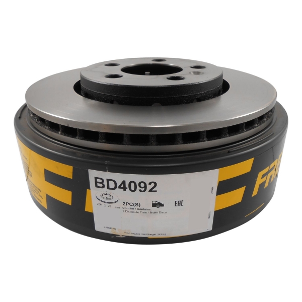 Kit Disco de Freio BD4092 Tras. VW Golf Gti - Cód.3620