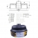 Kit Tambor de Freio BD1242 Tras. GM Corsa - Cód.5065